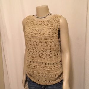 🛍SALE🛍 Jones New York Signature Macramé Top